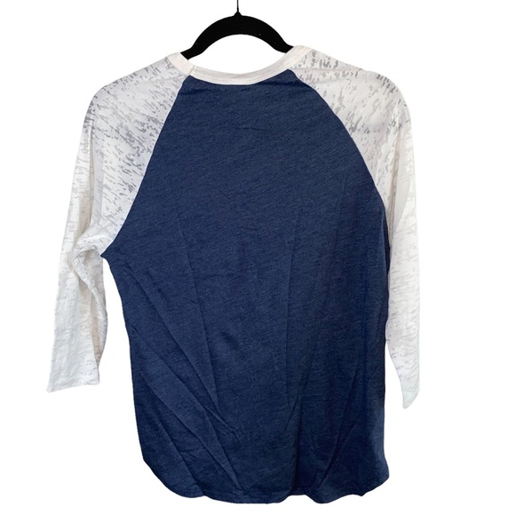 Prairie Mountain Alaska Baseball Tee with Burnout Sleeves - Picture 3 of 6